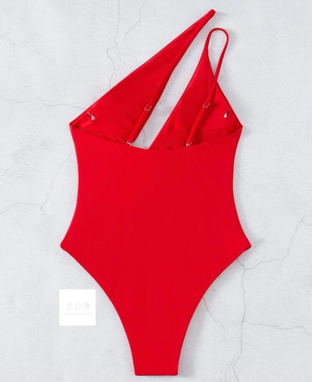 ONE SHOULDER - One-Piece Swimsuit