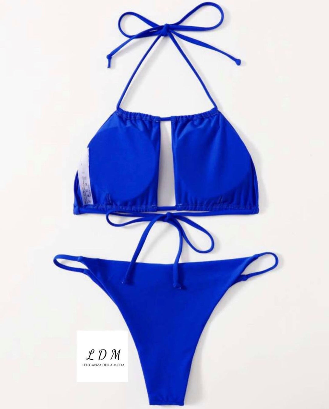 Halter Neck Two-Piece Bikini Set