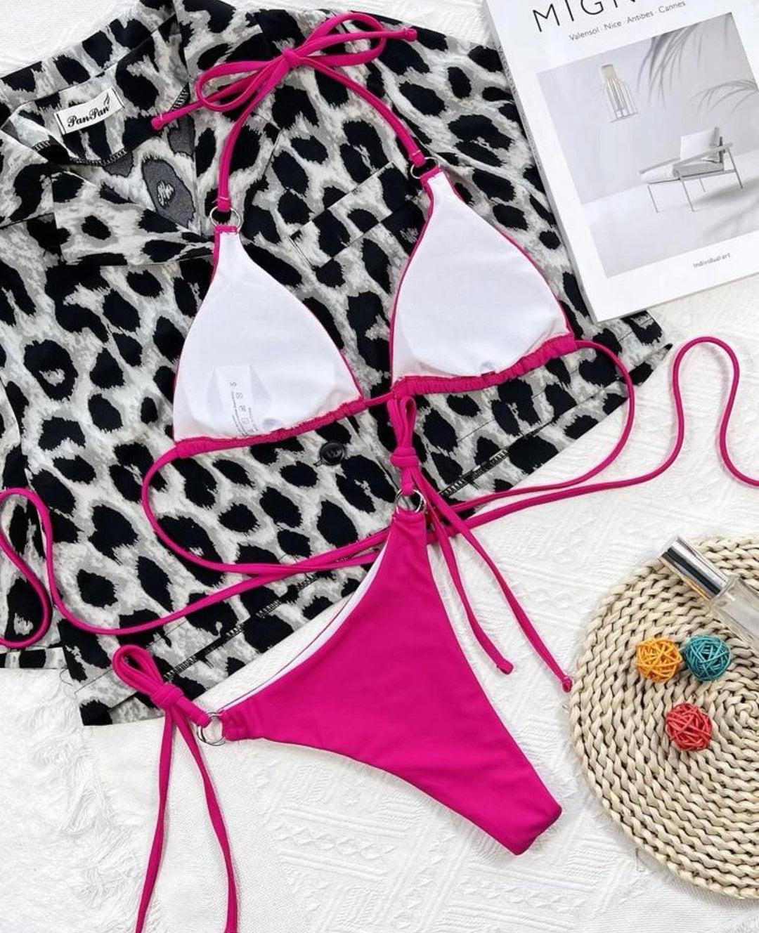 Halter Neck Two-Piece Bikini Set