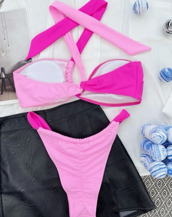 ONE SHOULDER BIKINI SWIMSUIT